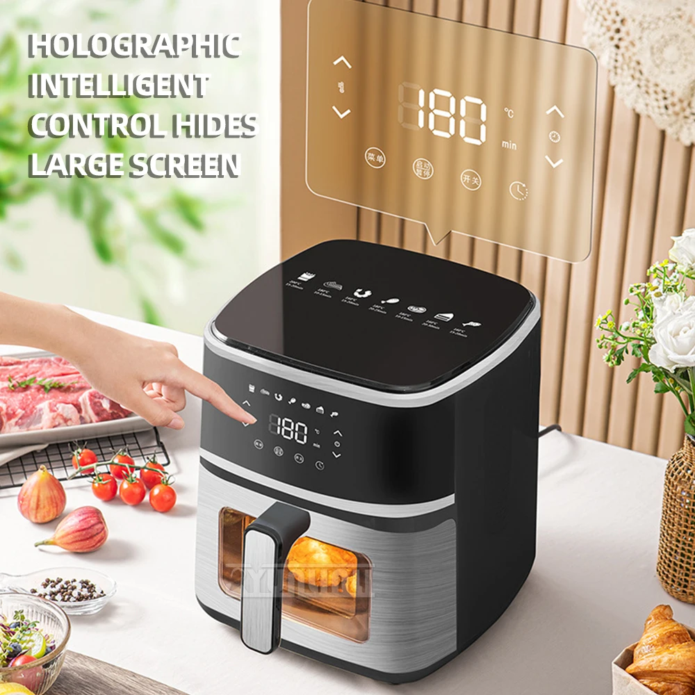 Бытовые видимые электрические фритюрницы большой емкости 1350 Вт