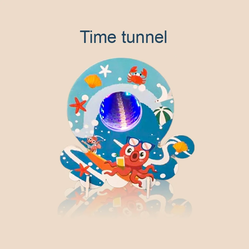 

Kids DIY Science Toys Educational Scientific Experiment Kit Time Tunnel Model Physics School STEM Projects Science Gadgets