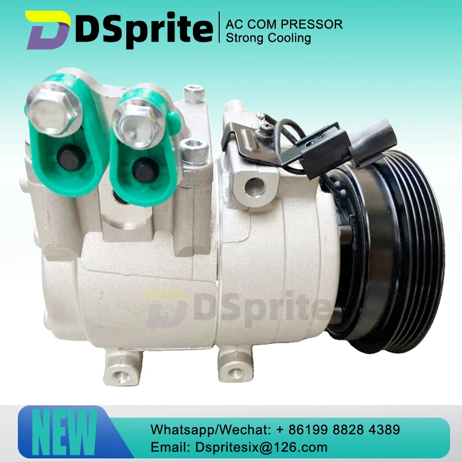 

Air Conditioning AC Compressor 9770122060 9770129510 for Hyundai Accent 1998-2002 L4 1.5L HS15 57188 9770122261 9770125000