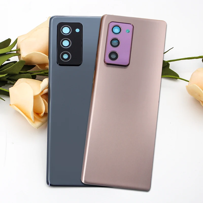 

5PCS For Samsung Galaxy Z Fold 2 5G F916 F916F F916U Battery Back Cover Glass Panel Rear Door Housing Case Camera Lens Replace