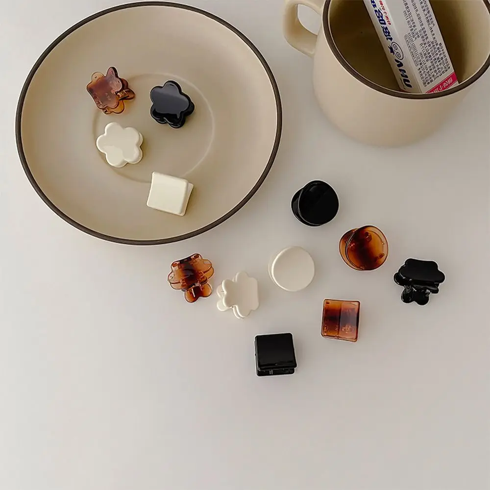 

Подарочный круглый милый Элегантный цветочный цветной прозрачный маленький зажим для волос BB зажим в Корейском стиле зажим для волос акулы...