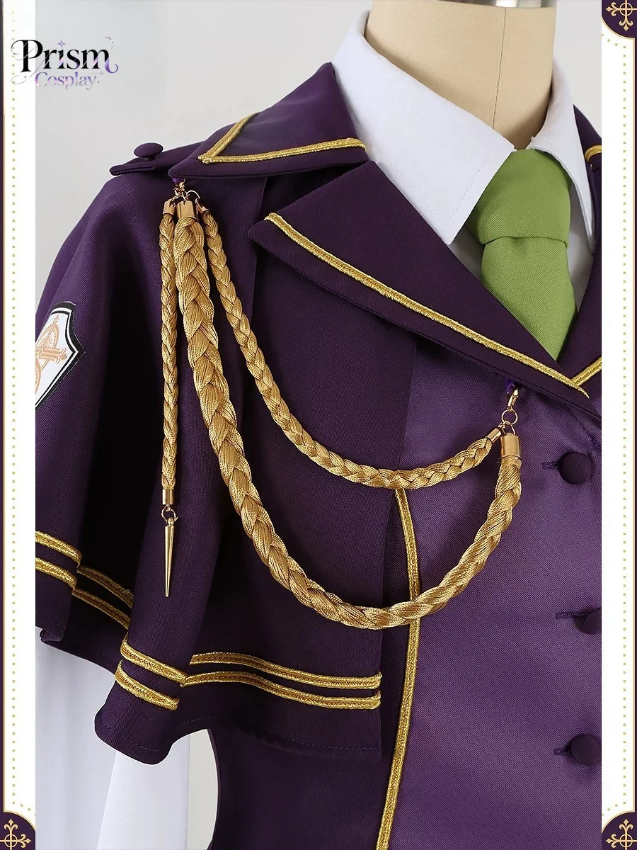 Фото Костюм для косплея Фуджимару Ритсуки из Fate Grand Order, комплект фиолетово-белой униформы Халдейского Мастера для женщин. №5