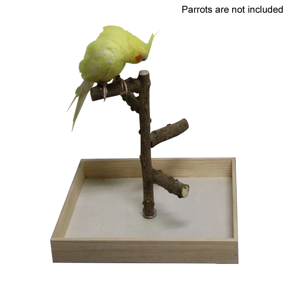 

Pet Supplies Tabletop Interactive Portable For Parrots Paw Grinding Stick Bird Perch Stand Wood Cage Toys Training Playground