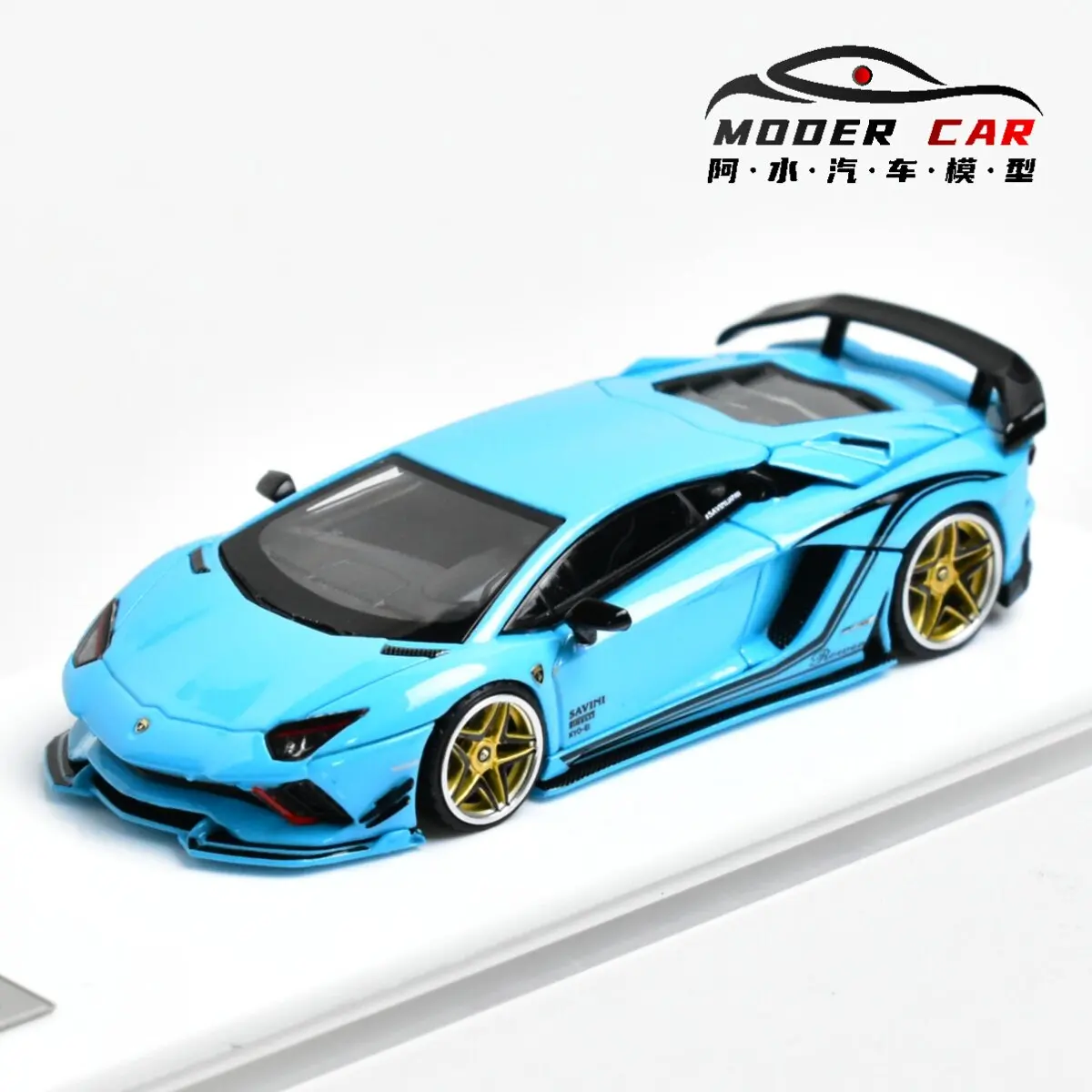 Фото Модель автомобиля ROWEN 1:64 Aventator S с вращающимися колесами №2