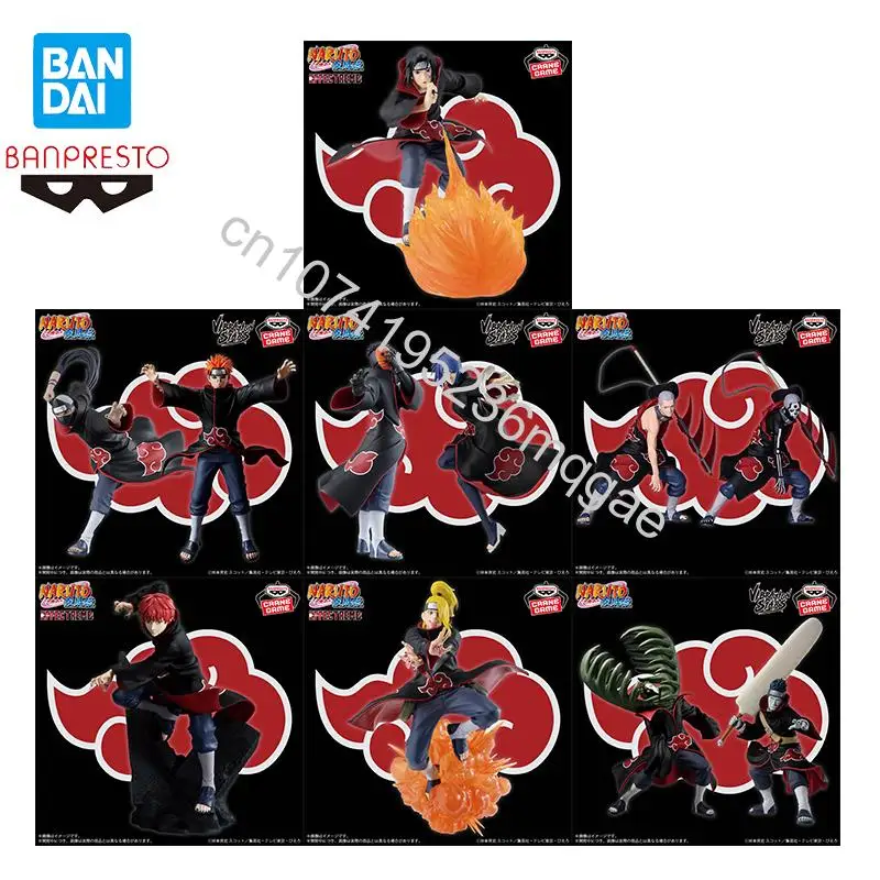 Фото 11 моделей в наличии, оригинальная фигурка Bandai Naruto Shippuden Uchiha Itachi Kakuzu Pain Deidara, аниме-модель, коллекции игрушек, подарок №1