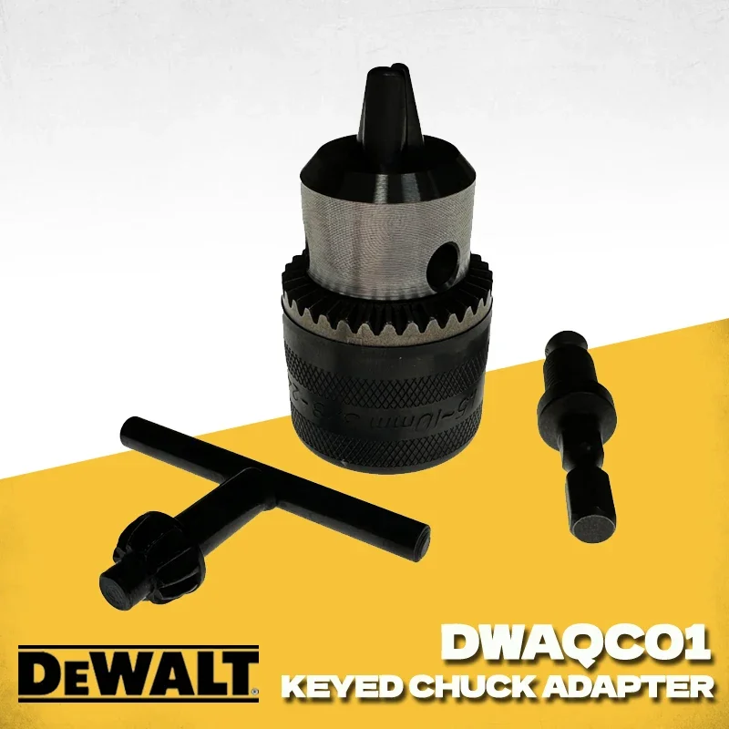 

Шестигранная розетка DEWALT 1/4 дюйма, блестящий патрон с резьбой для драйверов, аксессуары для электроинструментов DWAQC01