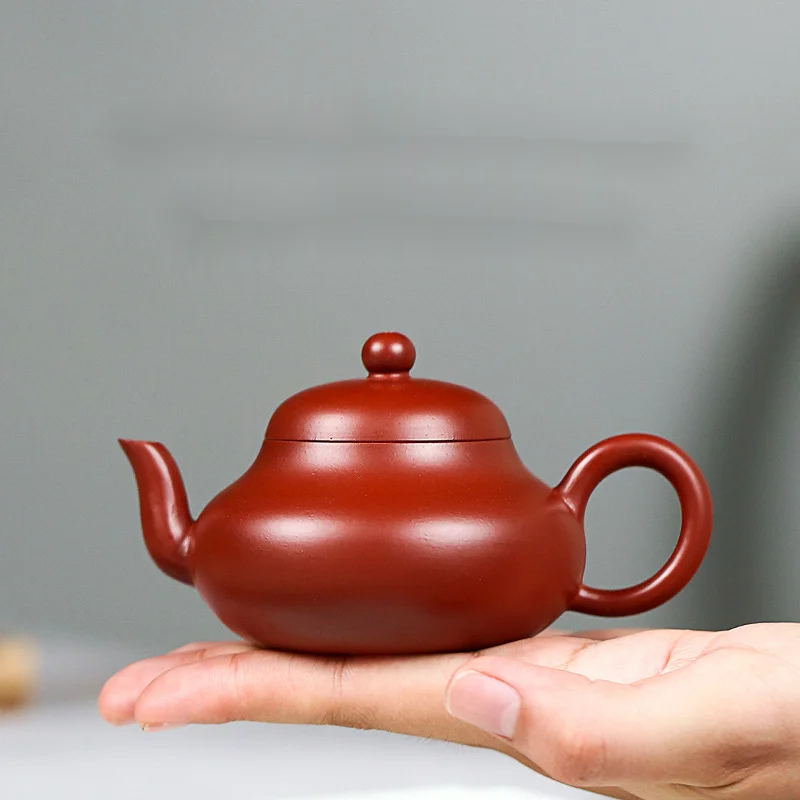 Исинский фиолетовый глиняный горшок чистый чайник ручной работы Junde Dahongpao