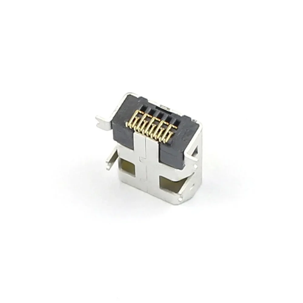 50 шт. мини USB 10 P разъем тип B Pin SMT SMD гнездовой для зарядки плоский питания
