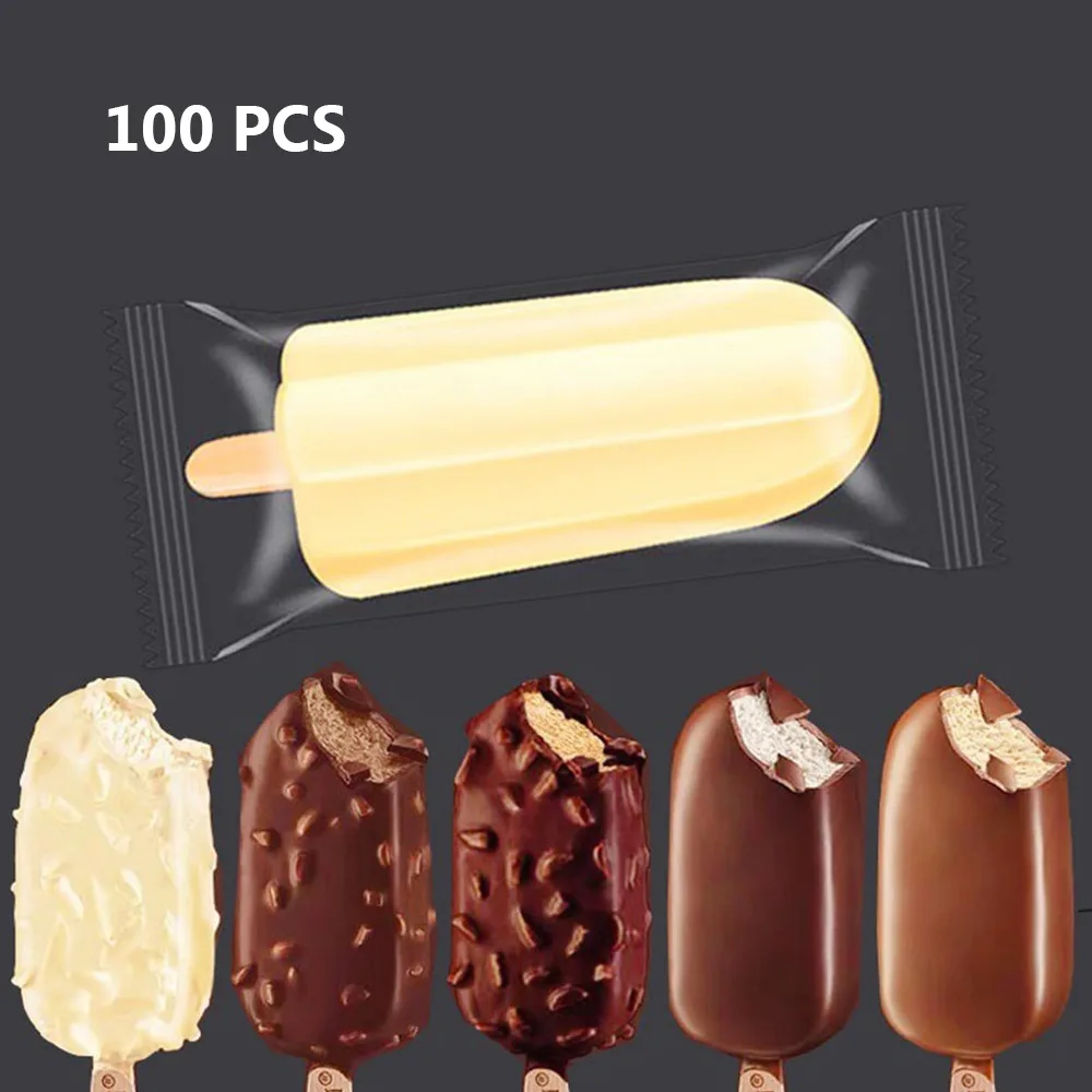 100 шт Пакеты Для Мороженого фруктовое мороженое палочка для приготовления