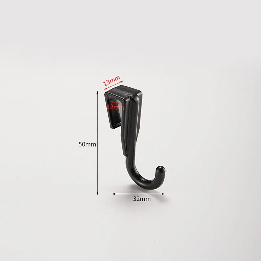 

4 шт. Пластиковые многофункциональные крючки черные/белые