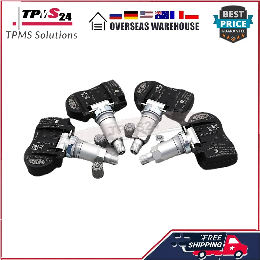 Датчик давления воздуха в шинах для DODGE DURANGO 2018-2020 JEEP GRAND CHEROKEE 2016-2020 433 МГц TPMS 68252495AA 68252495AB 68252495AC