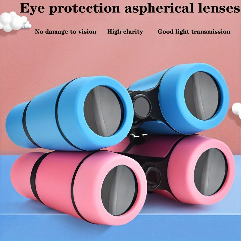 

Детский телескоп 4X30 с резиновой рукояткой, нескользящая игрушка, бинокулярный телескоп, Детские уличные игрушки для оптического обучения