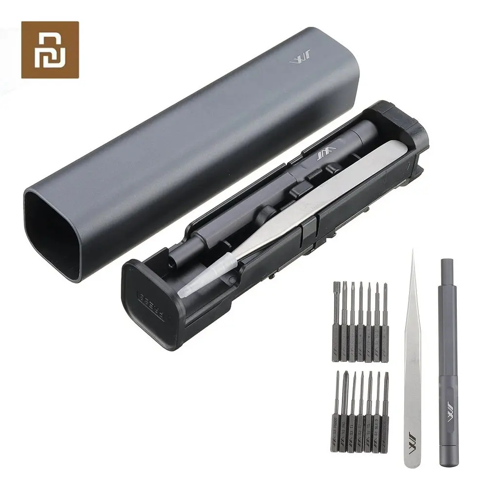 Набор отверток Xiaomi JIMI Φ 18 в 1, Прецизионная Магнитная отвертка S2, расширенные отвертки с пинцетом, электроинструменты Набор отверток Xiaomi JIMI Φ 18 в 1, Прецизионная Магнитная отвертка S2, расширенные отвертки с пинцетом, электроинструменты