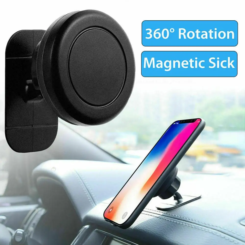 

Universal 360 Degrees Rotating Magnetic Car Dashboard Mobile Phone Holder Stand