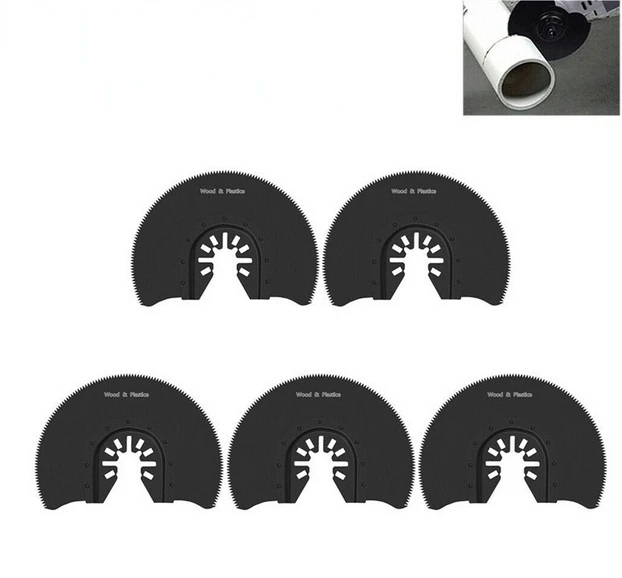 

10Pcs Semi Circular Saw Blade 88mm HSS Multifunctional Oscillating Saw Blade Wanyongbao Accessories for Wood Metal Cutting