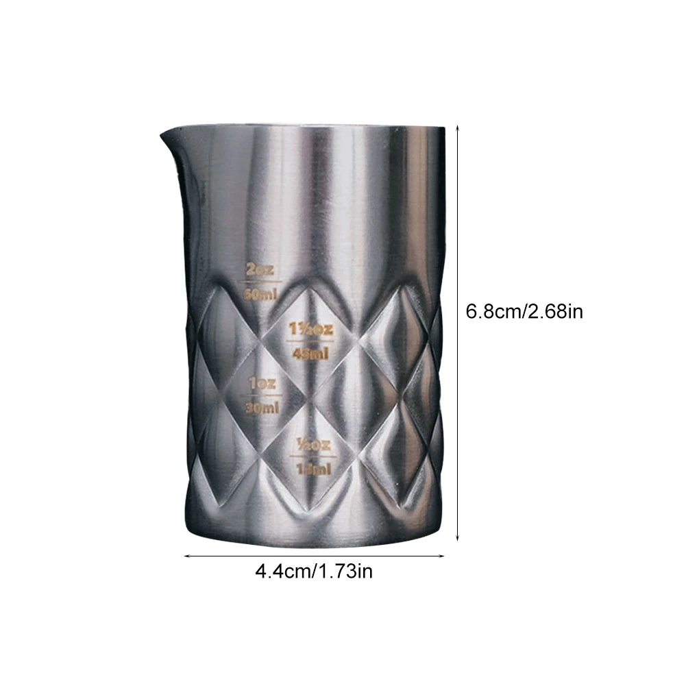 Мерный стакан Bartender со шкалой домашние инструменты высокопрочные термостойкие