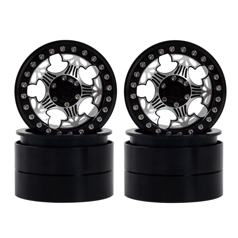 

4 шт. металлические колесные диски 2,2 Beadlock Hub 145G для радиоуправляемого гусеничного автомобиля 1/10 Axial SCX10 RR10 Wraith Traxxas TRX4, обновленные детали