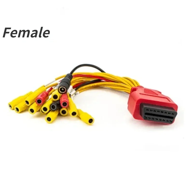 

Лучший универсальный разъем OBD, 16-контактный разъем для автомобильного тестера Fcar, инструменты для диагностики неисправностей, щетка для записи, соединительный кабель ЭБУ