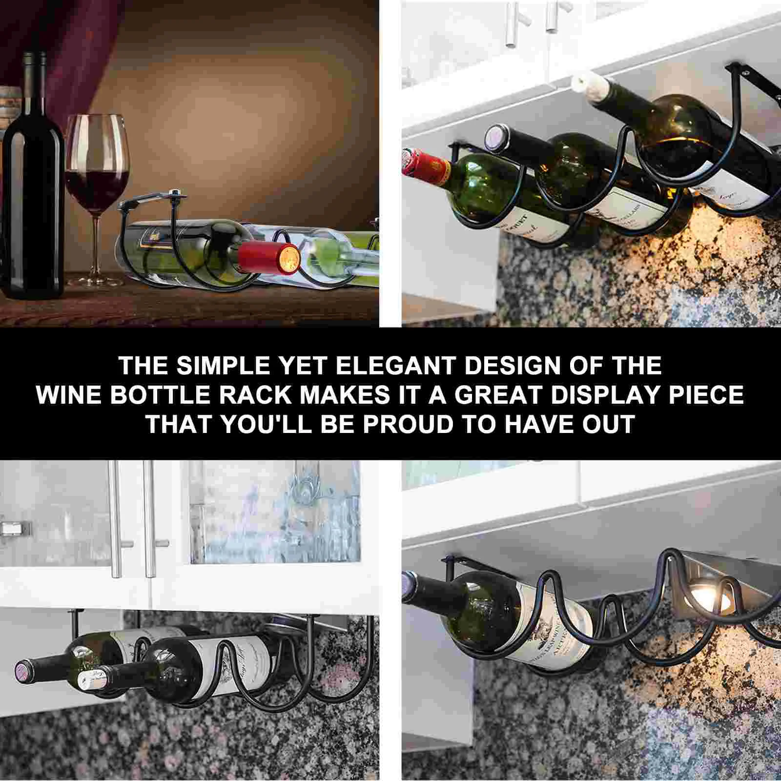 2 шт. стойка для бутылок органайзер стаканов металлическая креативная железная