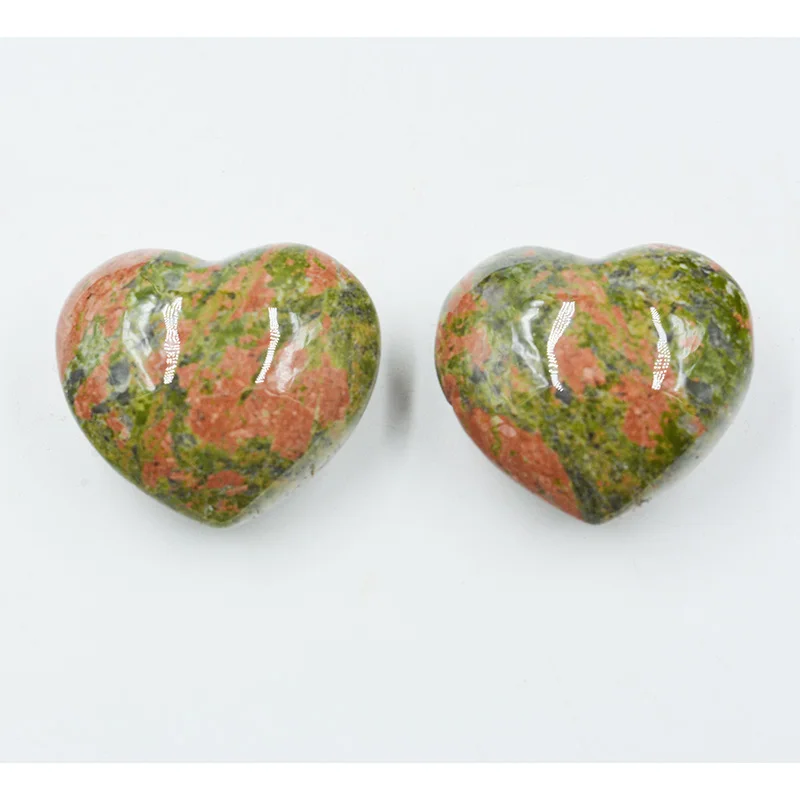 

Last 2PCS 40X45MM heart shape. No holes. Natural stone