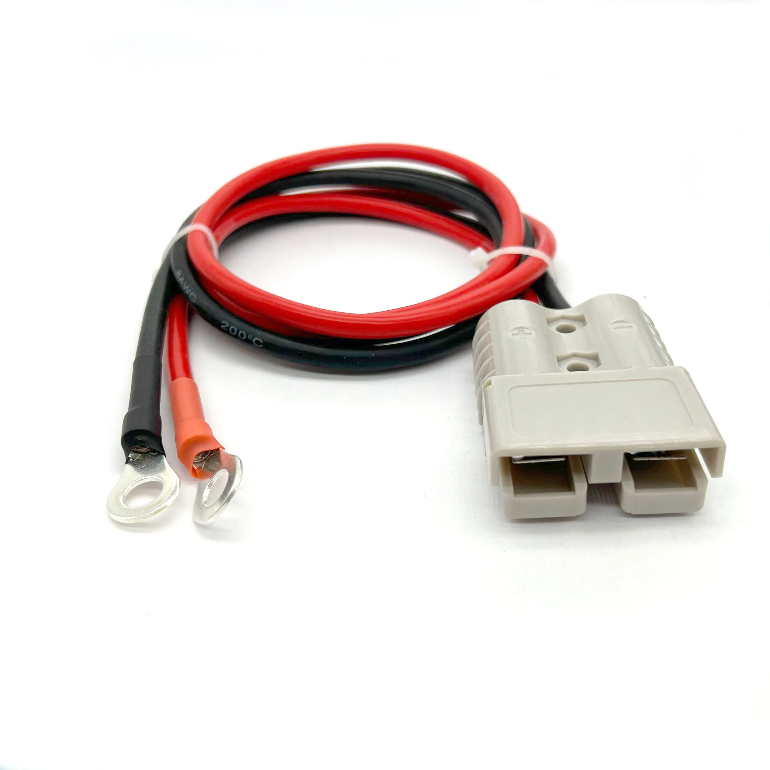 Фото Вилки Anderson 120A с проводом 8AWG M8 Post Jacket Вилочный погрузчик Кабель для зарядки аккумулятора 30/50/100 см Разъем удлинителя №4