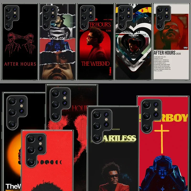 Минималистичный плакат Weeknd чехол для Samsung Galaxy S21 S20 FE S23 S22 S24 Ultra телефона S10 S10E S8 S9 Plus