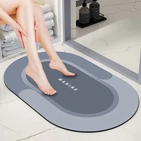 absorbent floor mat bathroom mat non slip carpet easy to clean home oil proof kitchen matrubber non slip bottombathroom rug for