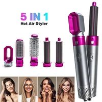 hair dryer brush 5 in 1 hair blower brush hot air styler comb one step hair dryer electric blowing hair dryer auto curling iron