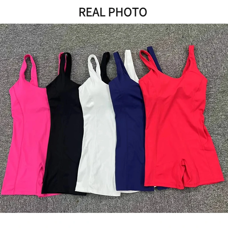 Комбинезон для йоги женщин пикантный Цельный боди с открытой спиной комплект