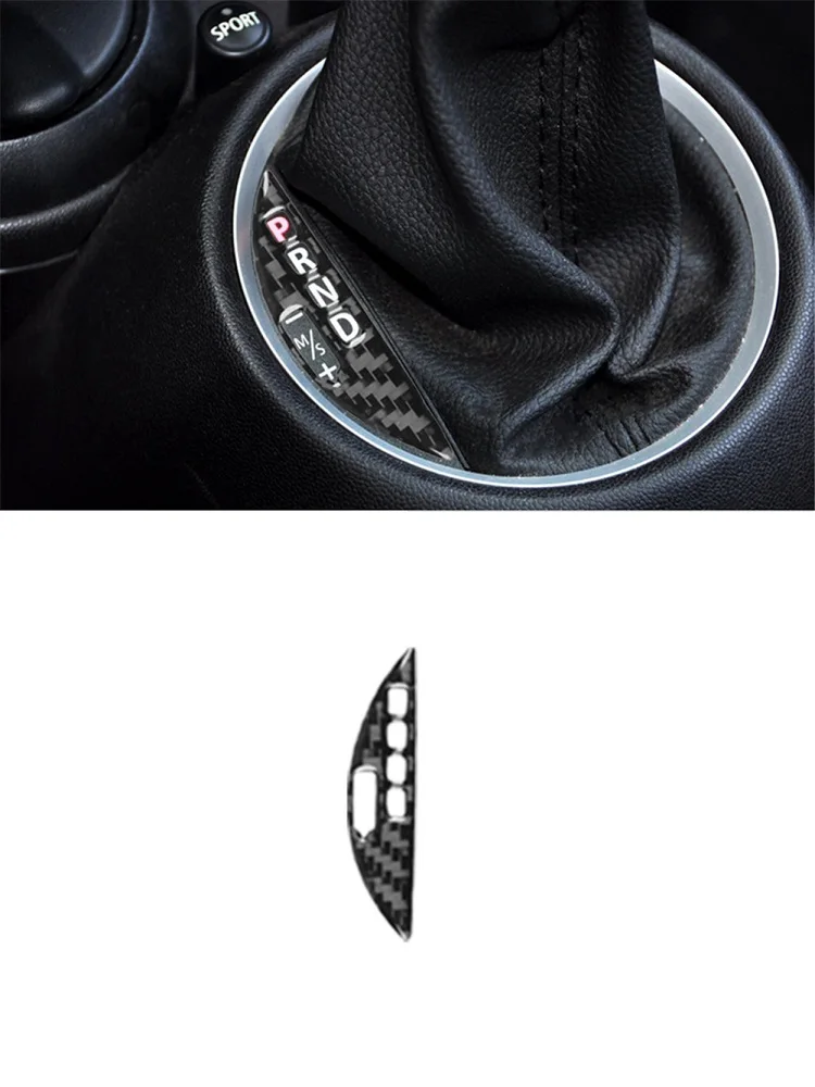 

Наклейка из углеродного волокна, кнопка переключения передач для BMW MINI Cooper R55 R56 R57 2007 2008 2009 2010, аксессуары для интерьера автомобиля