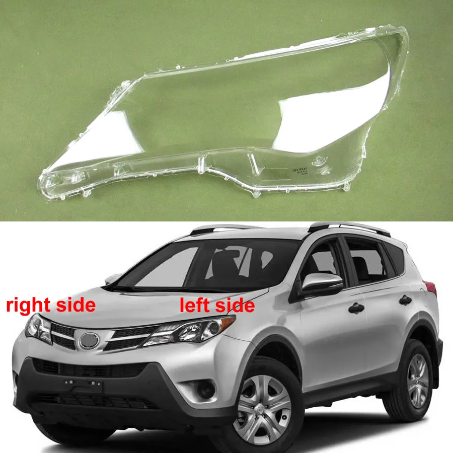 

Крышка для фары для Toyota RAV4 2013 2014 2015, прозрачный налобный фонарь, корпус плексигласа, автозапчасти