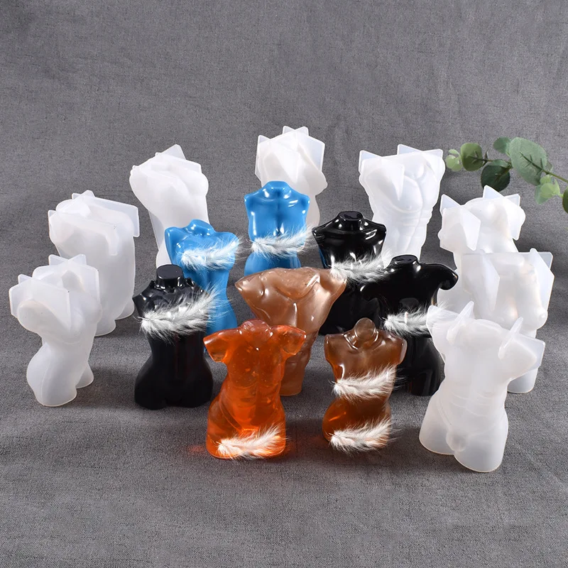 Силиконовая форма в виде обнаженной свечи сделай сам 3D для мыла женщин и мужчин Ce