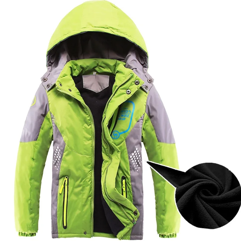 

Double-deck Kids 3-12 Outerwear Baby For Boys Kids Brand Girls Sporty Jackets Outfits Coat Years Child Children Warm Waterproof