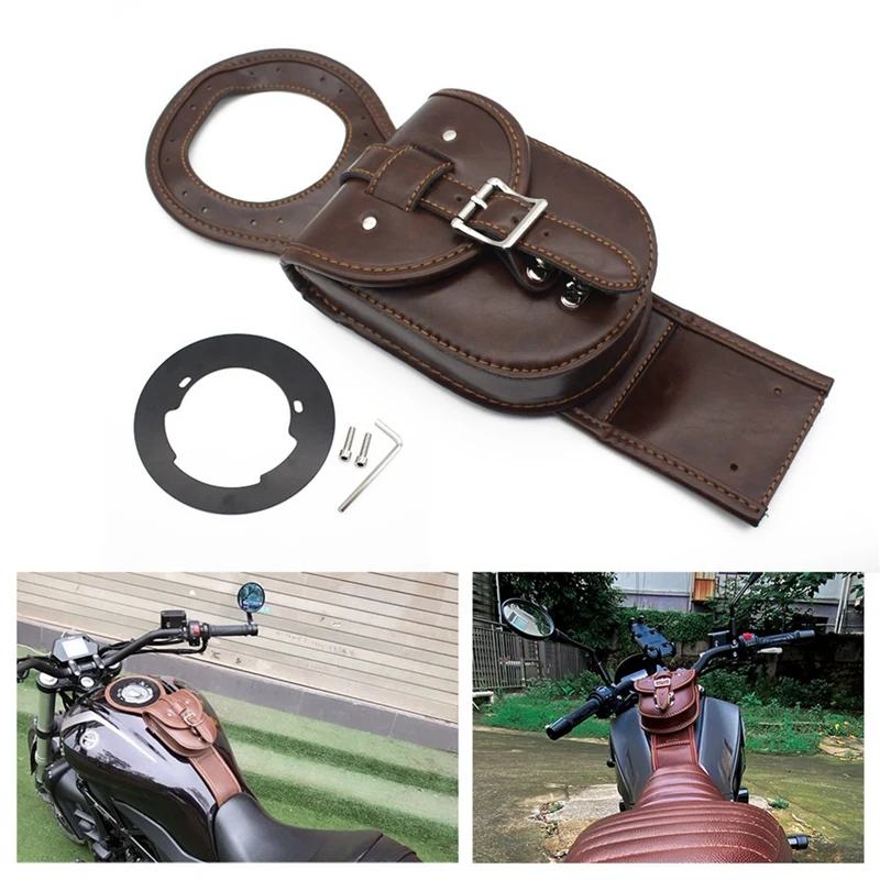 

Кожаный чехол для мотоциклетного бака, наволочка для топлива и газа, подходит для Benelli Leoncino 500 Bj500