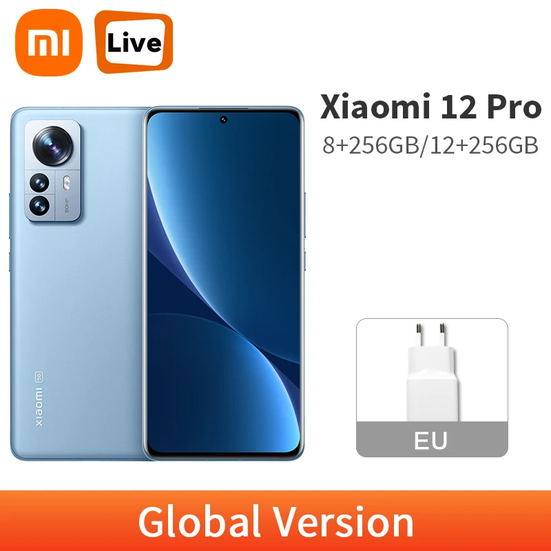 Xiaomi Mi 12 Pro глобальная версия Snapdragon 8 gen 1 Octa Core 120Hz AMOLED DotDisplay 120W HyperCharge 50MP Camera