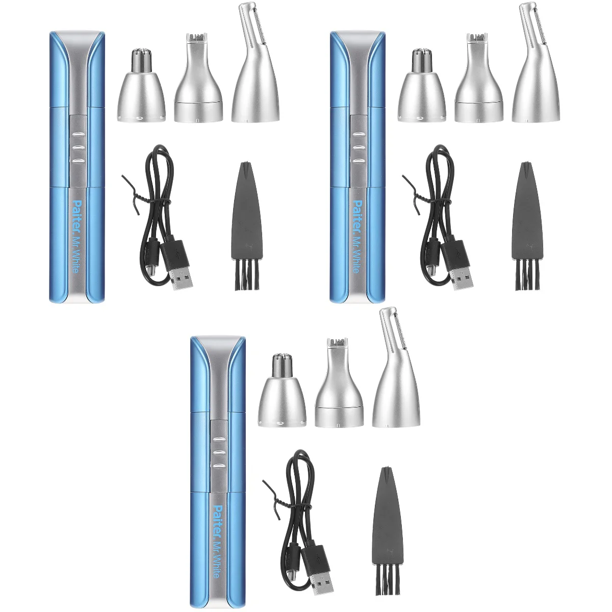 

3 Sets Multi-use Trimmer Nasal Trimmer Household Nose Hair Cleaning Tool