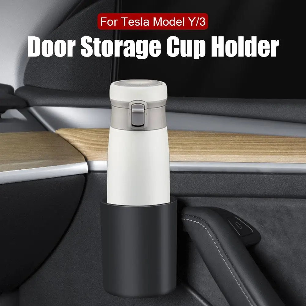 

Herval for Tesla Model 3/Y Dashboard Water Cup Holder Instrument Panel Organizer Storage Box Accessories G3X4