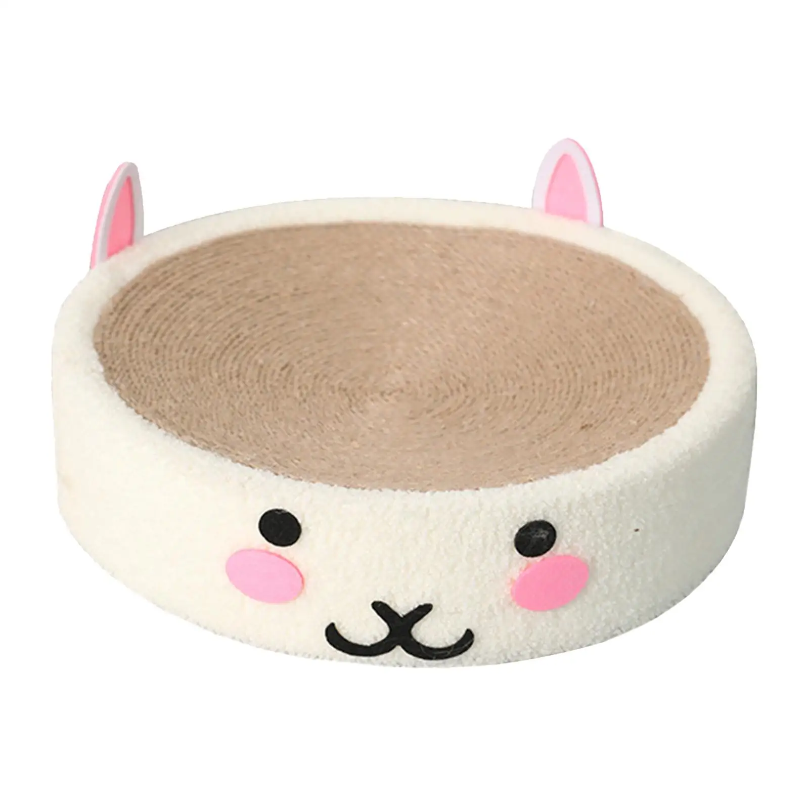 

Round Cat Scratch Pad Interactive Toy Furniture Protection Pet Supplies Thickened Cat Cardboard Bed for Kitty Pet Kitten Indoor