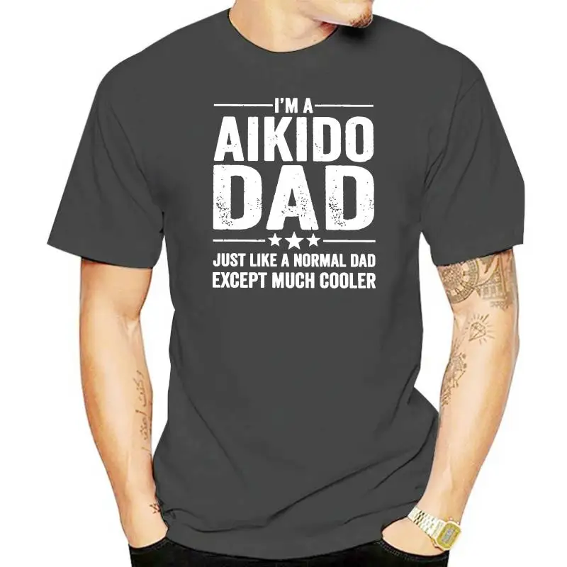 

I Am Aikido-Camiseta de algodón de manga corta para hombres, ropa de arte marcial, Morihei Ueshiba, moderna, regalo para Fans