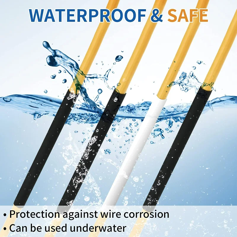 300 Шт. Комплект Термоусадочных Трубок Соотношение 3:1 С Клеем Водонепроницаемая