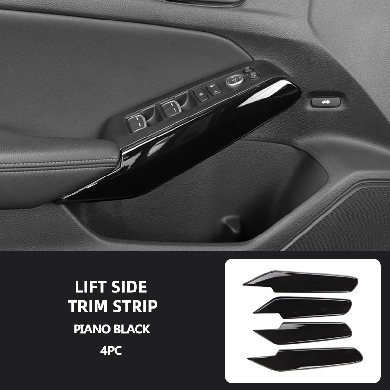 

Для HONDA 2022-2025 11th CIVIC Sedan Hybrid Si Type R Декоративная наклейка на боку двери подлокотник панель аксессуары черный