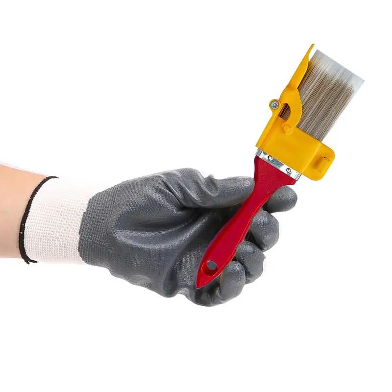 

DIY Wall Painting Tool Paint Edger Brush Paint Clean-Cut Paint Edger For Home Room Painting 1Set Brush Wall Decorate Handle Tool