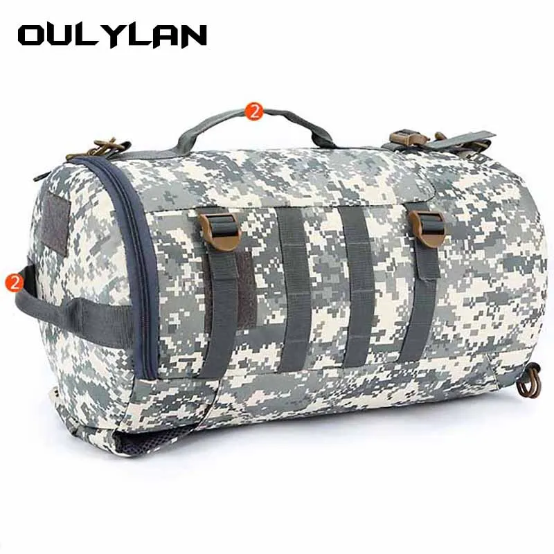 

Handbag Camouflage Bag Tactical Backpack Bucket Large Capacity Outdoor One Shoulder Bags Messenger Travel Backpacks