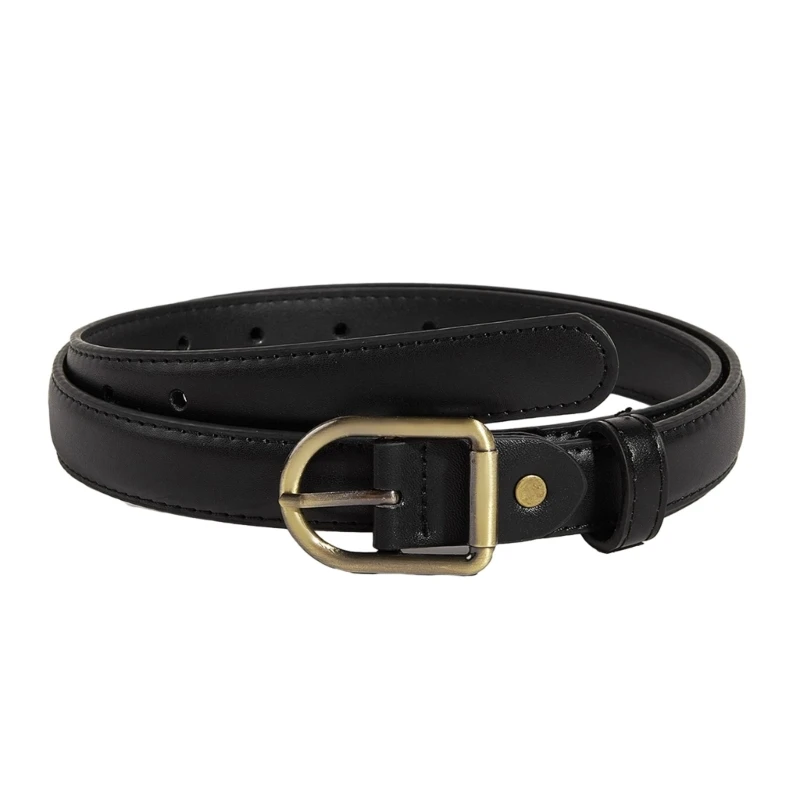 

Harajuku Teens Waist Belt with Adjustable Pin Buckle Universal Personality PU Waist Belts for Women Coat Dress Decors 264E