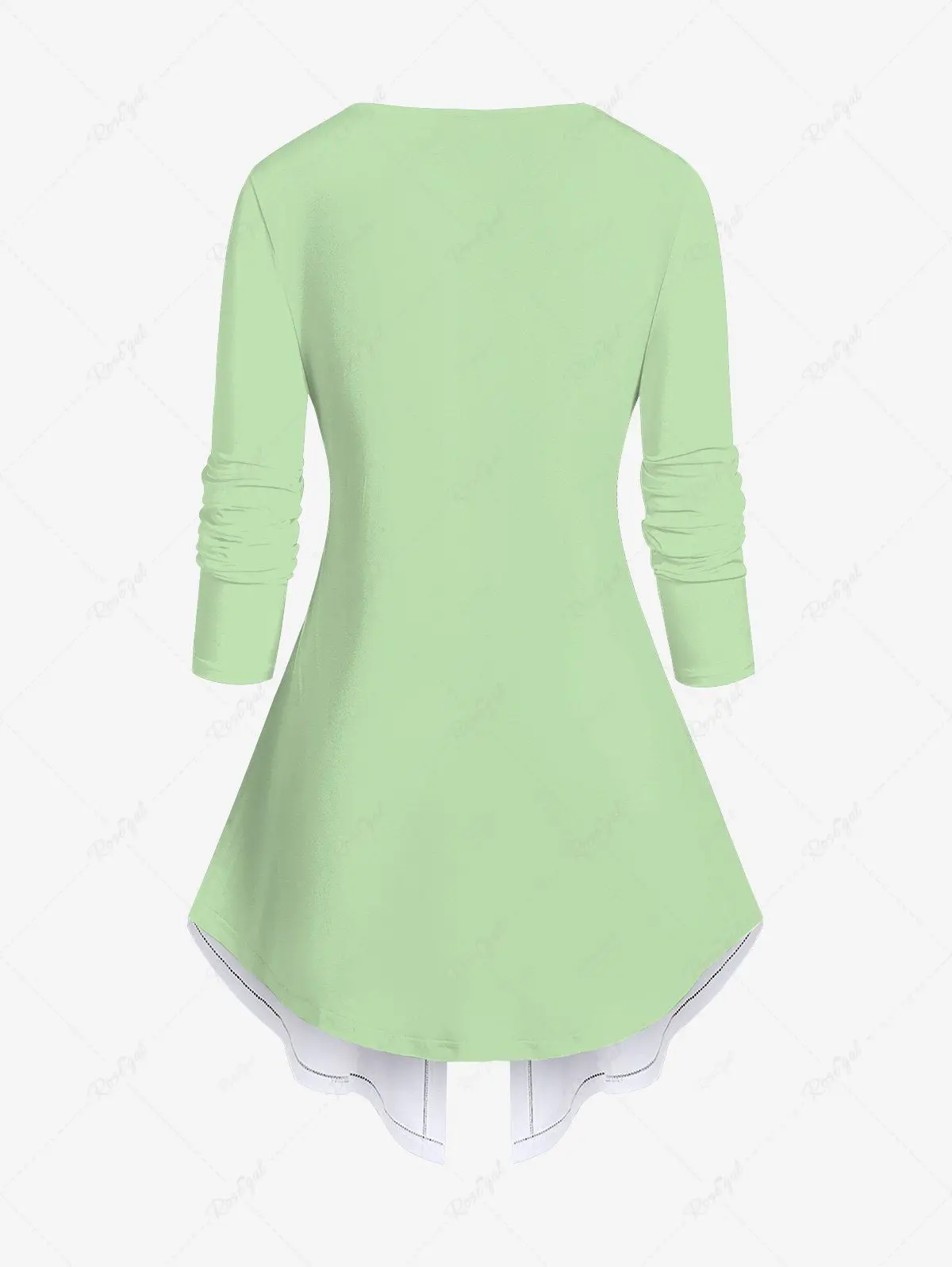 Женский Повседневный комплект из футболки с длинным рукавом и брюк-клеш