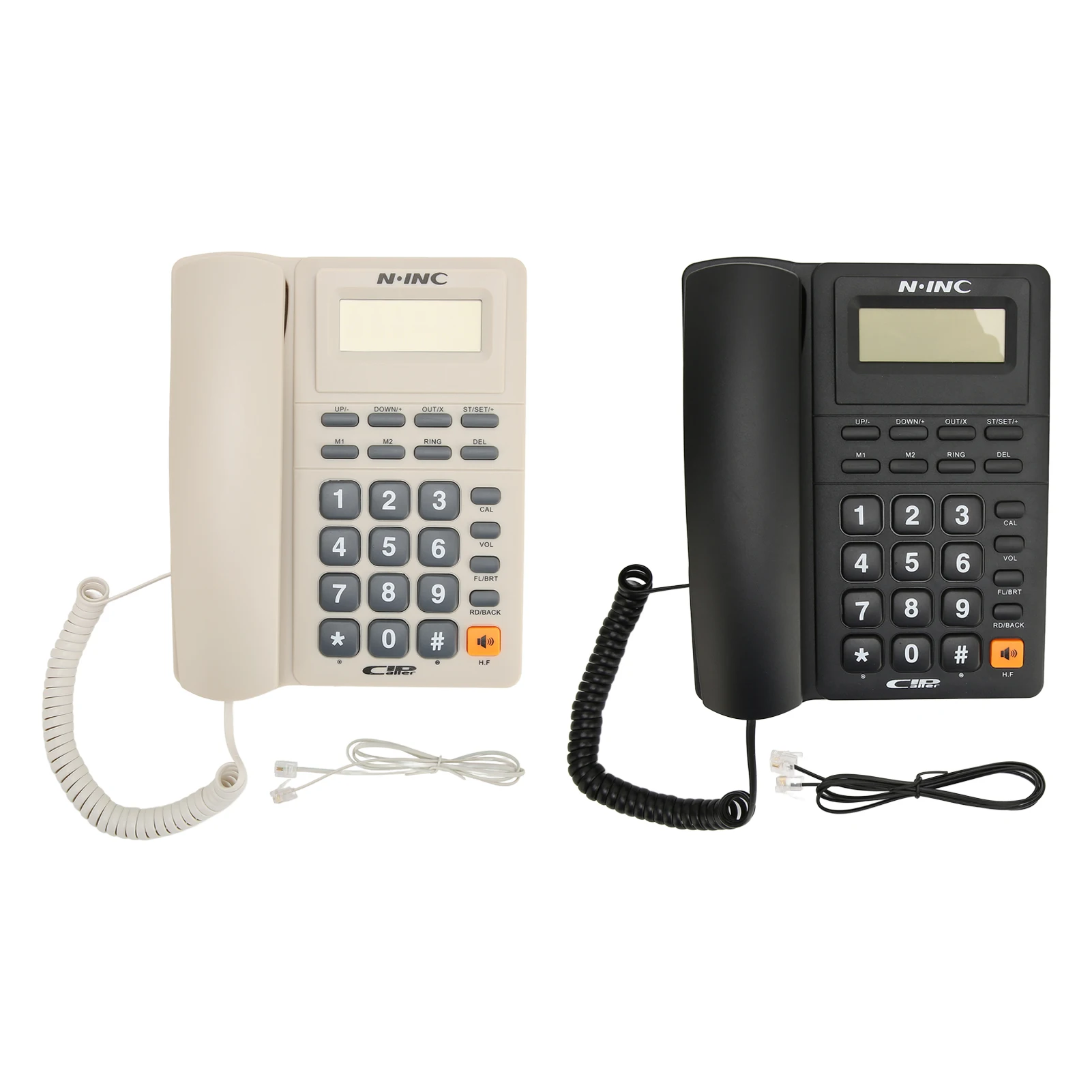 Caller ID Telephone Hands-free Calling Landline Phone Clear Sound Noise Reduction Wired Telephone for Hotel
