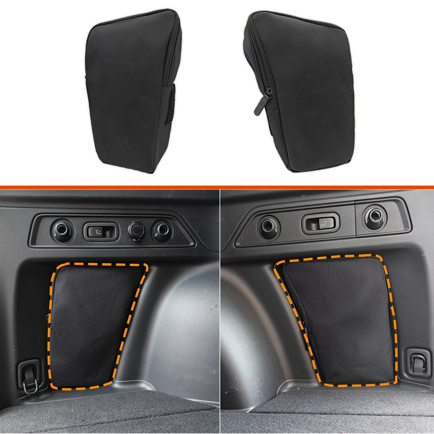 

Обновление багажника, карманная сумка-органайзер для багажника, сумка для хранения багажника Cubby, боковой карман для багажника для Subaru Forester 2024-2019