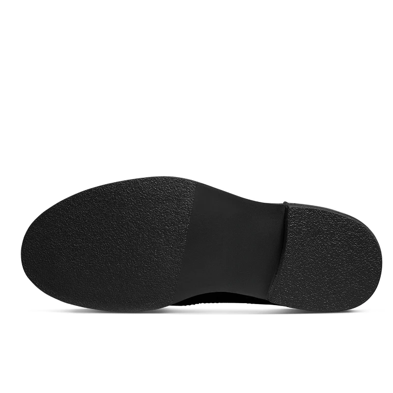 Мужские модельные туфли из натуральной кожи ручной работы с толстой подошвой