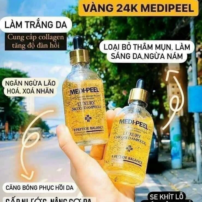

Korea MEDI PEEL Luxury 24K Gold Ampoule / Royal Rose Ampoule Essence 100ml Anti Aging Brightening EGF Skin Reginator Face Serum