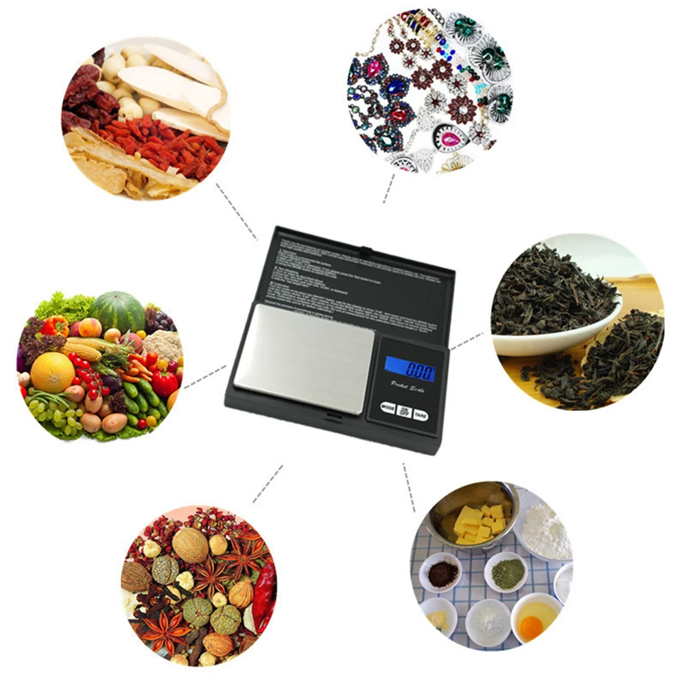 

200g 500g x 0.01g high precision digital kitchen Scale Jewelry Balance digital Scale Pocket Scales weighting Electronic Scale